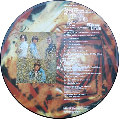 Side 1 of vinyl picture disc version of The Seeds' 