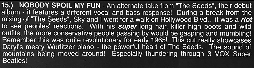 seeds-nobody-spoil-fun-liner-notes-neil-norman