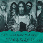 Front of the picture sleeve for the "Wild Roses" 7-inch single by Sky Sunlight Saxon Dragonslayers SSS (1989)